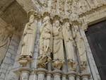 Chartres ein Eingang zu der Kathedrale von Chartres.